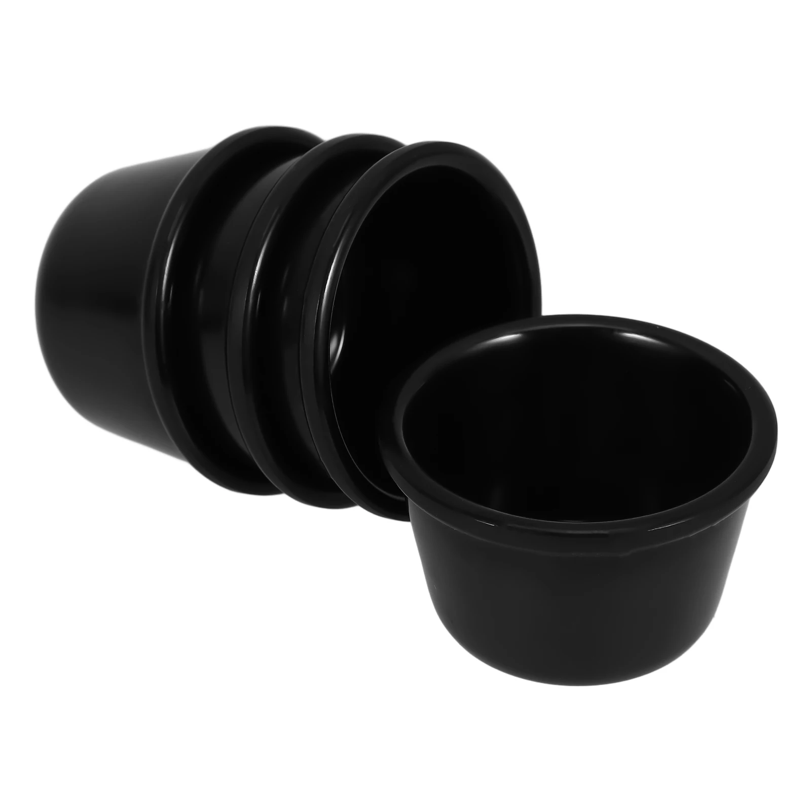 

4pcs Bowls Seasoning Containers Mini Dipping Bowls Small Sauce Boxes Condiment Containers Vinegar Dispenser Soy Sauce Boxes