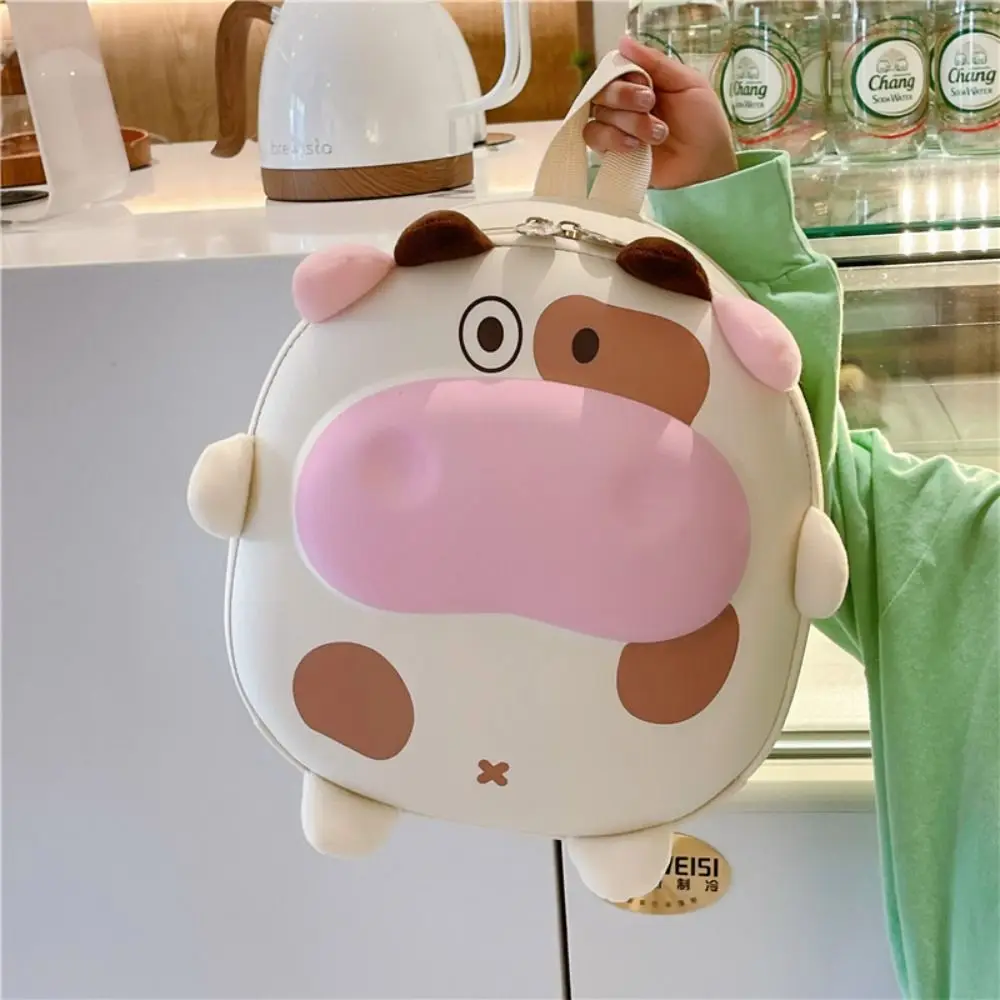 New Rabbit Children's School Backpack Cartoon Eggshell Students Schoolbag Cow Large Capacity School Bags Kindergarten