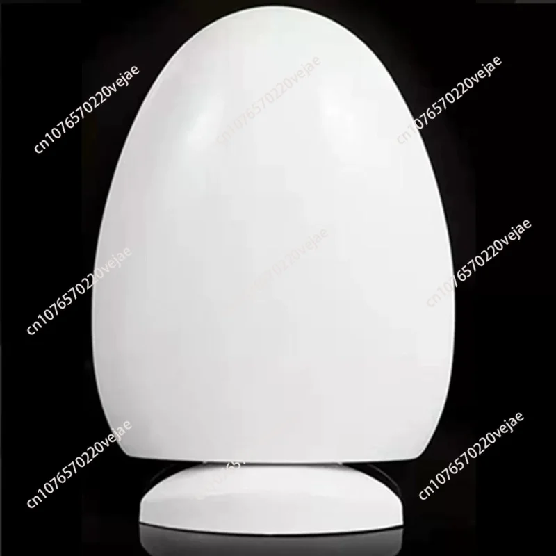 Universal egg-shaped toilet cover Household toilet cover Thickened old-fashioned slow-descending toilet board Special cover