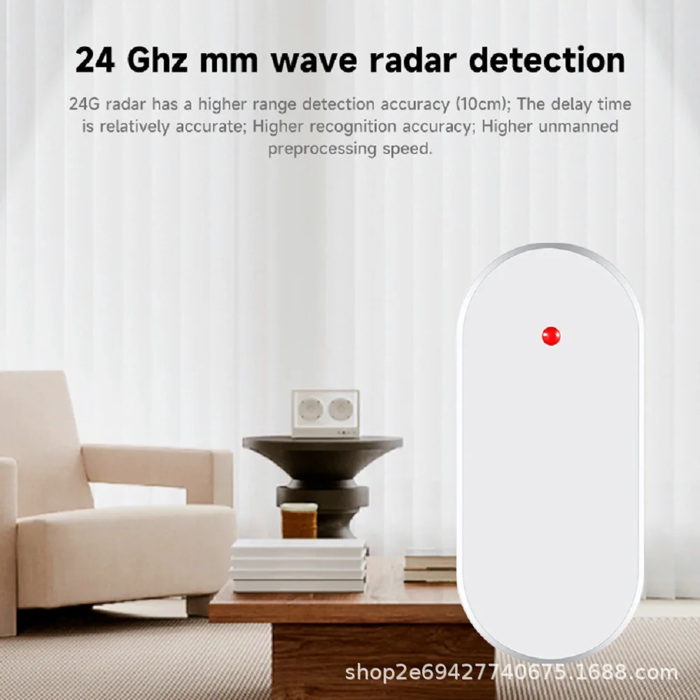 Tuya Wifi/Zigbee Human Presence Detector Smart Human Body PIR Sensor 24G Radar Detector Motion Sensors Support Smart life
