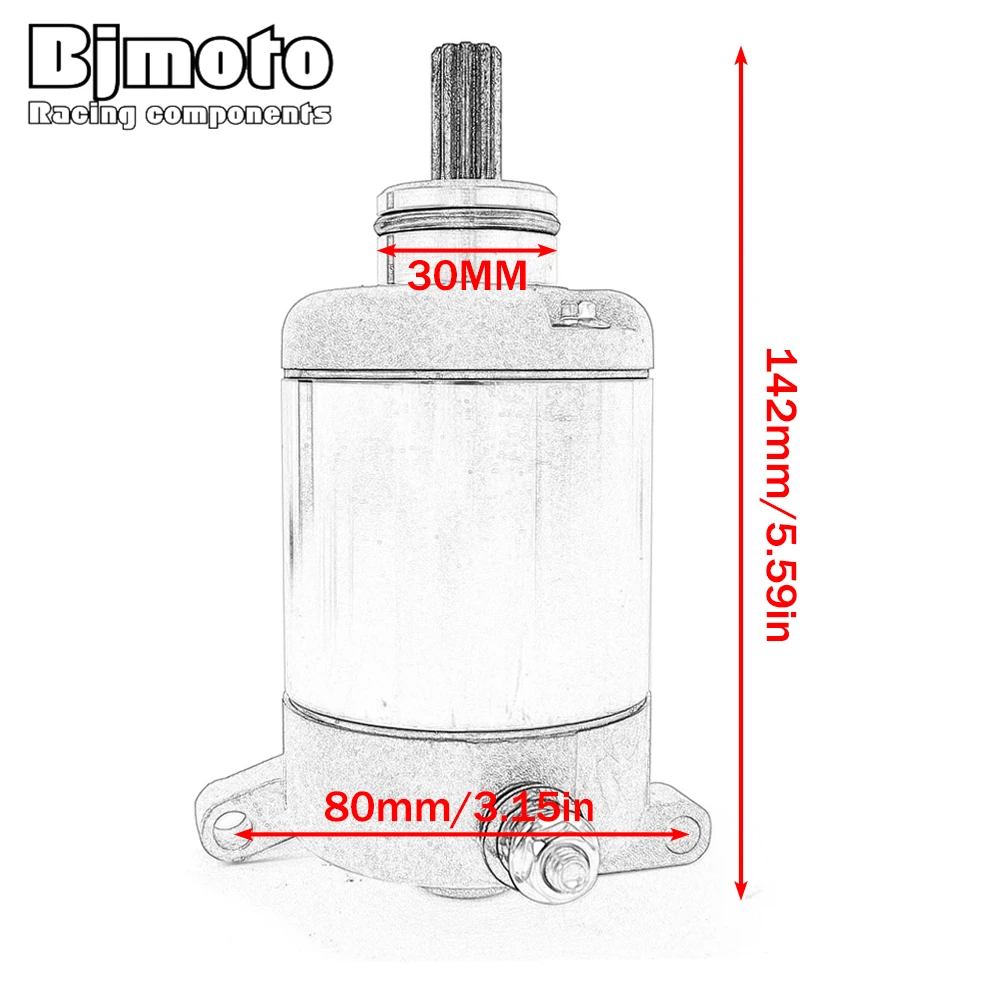 

WR250R 2020 Starter Motor For Yamaha WR250R 2008-2019 WR250X 2008-2017 WR25RB 2012- WR 250 R X RB 3D7-81890-00 WR-250R WR-250X