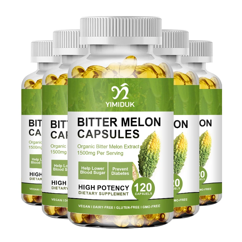 

Капсулы с экстрактом горького дыни — поддерживает уход за весом и нормальный баланс сахара в крови, ежедневные мультивитамины для сжигания жира