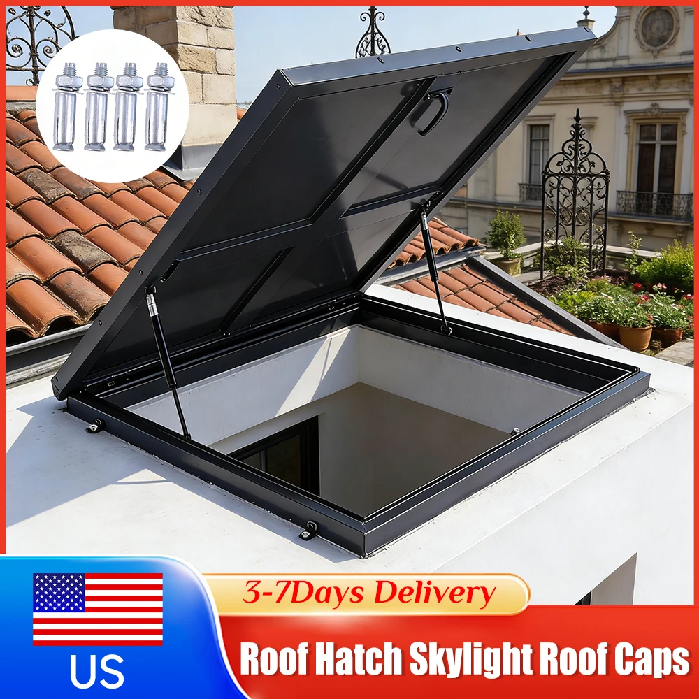 

Вентиляционный люк-дверца для доступа на крышу/чердак, оцинкованный, с порошковым покрытием, для склада, дома, погреба