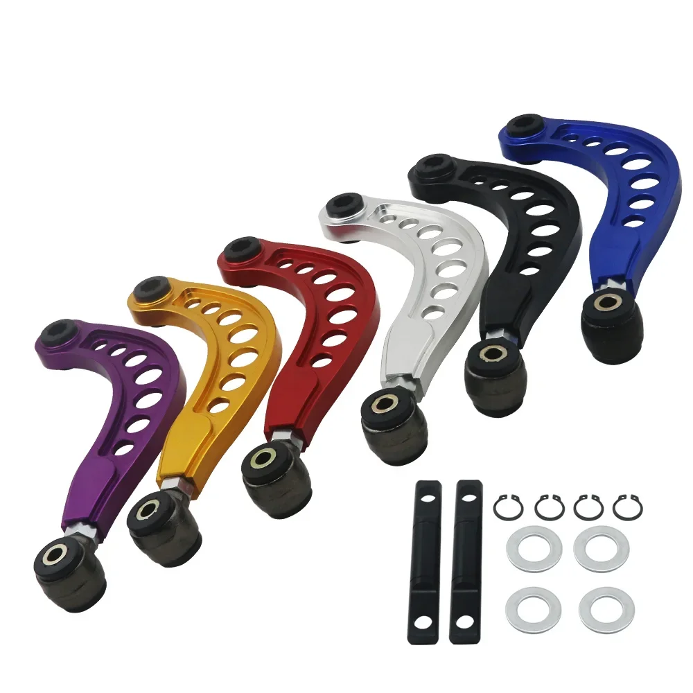 

Pair Aluminium Car Rear Camber Kits Lower Control Arm Camber Arm Kit for Honda Civic DX/LX/EX/SI FG2 FD 06-10