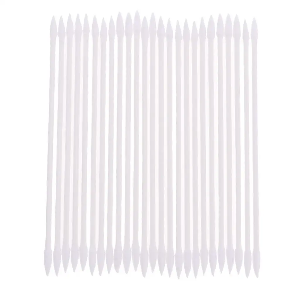 ผ้าฝ้าย Swabs Double Pointed Tip ชุดบํารุงรักษาโมเดลศิลปะหัตถกรรม 24 ชิ้น