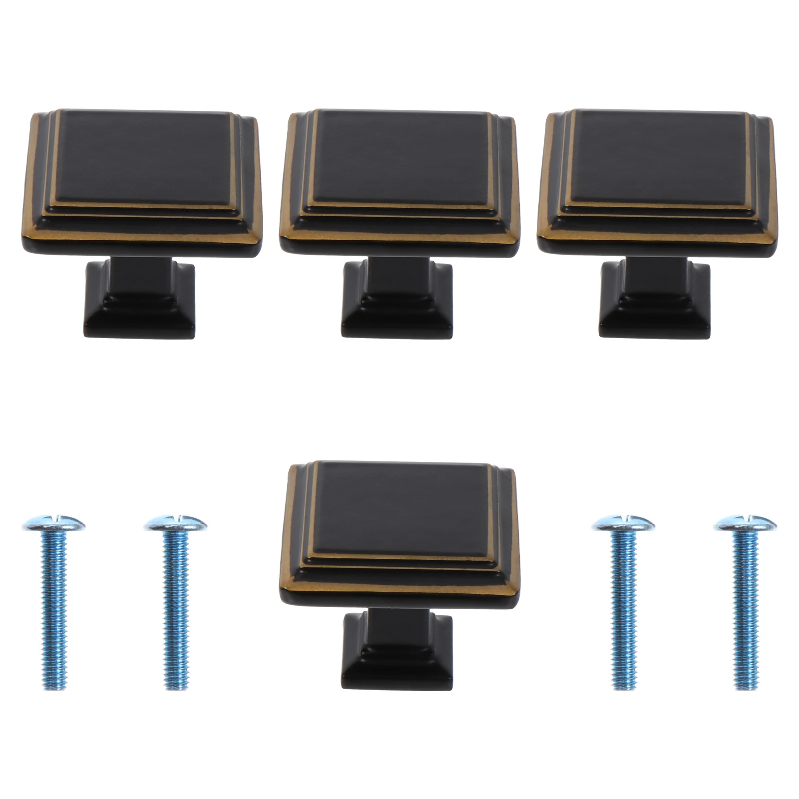 

4 Pcs Cabinet Door Knobs Zinc Alloy Drawer H les Furniture Hardware Modern Appearance Long Lasting Durable Safe Multipurpose