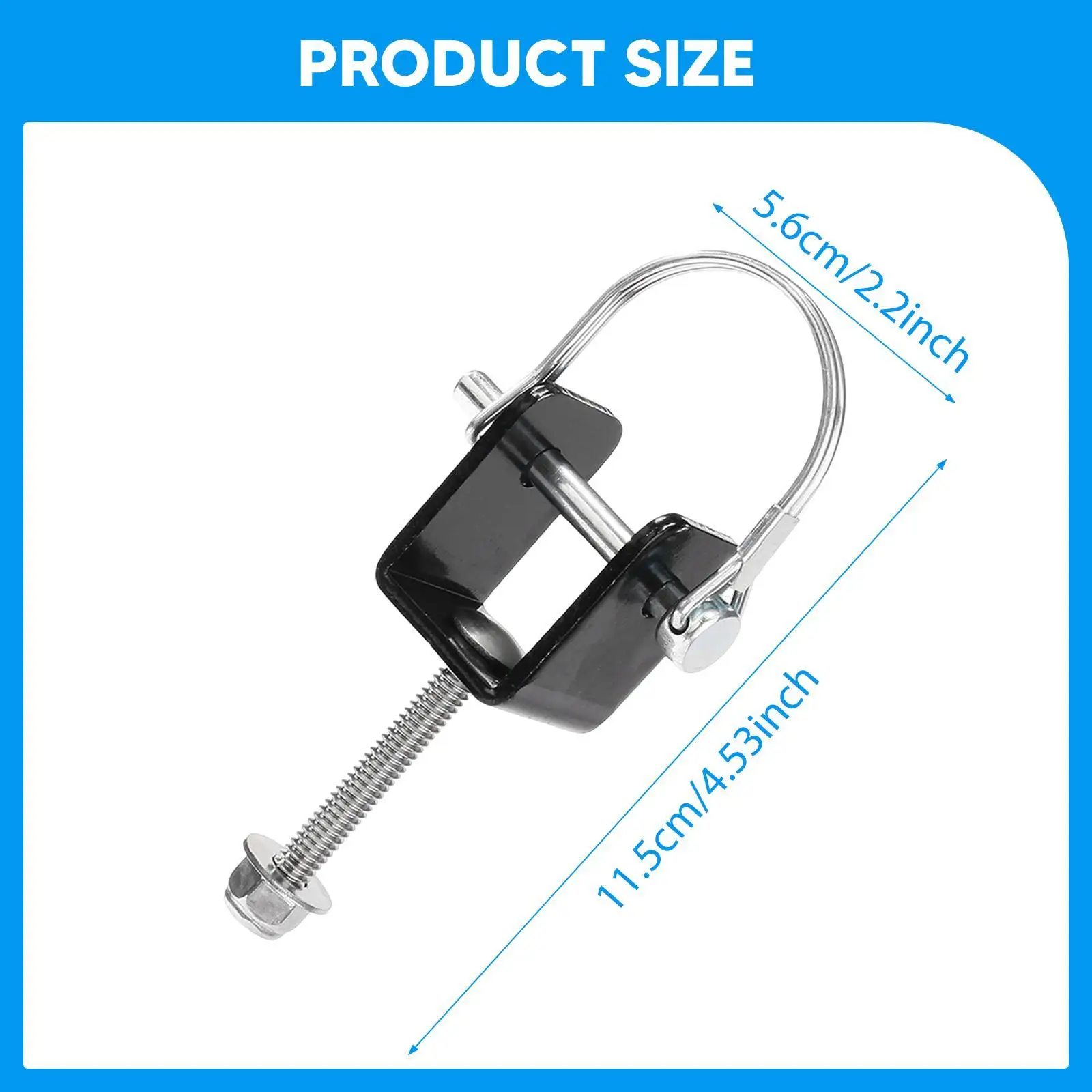 SP-402 Bullone per poppa con staffa a U per barca per accessori robusti per risparmiatore di poppa
