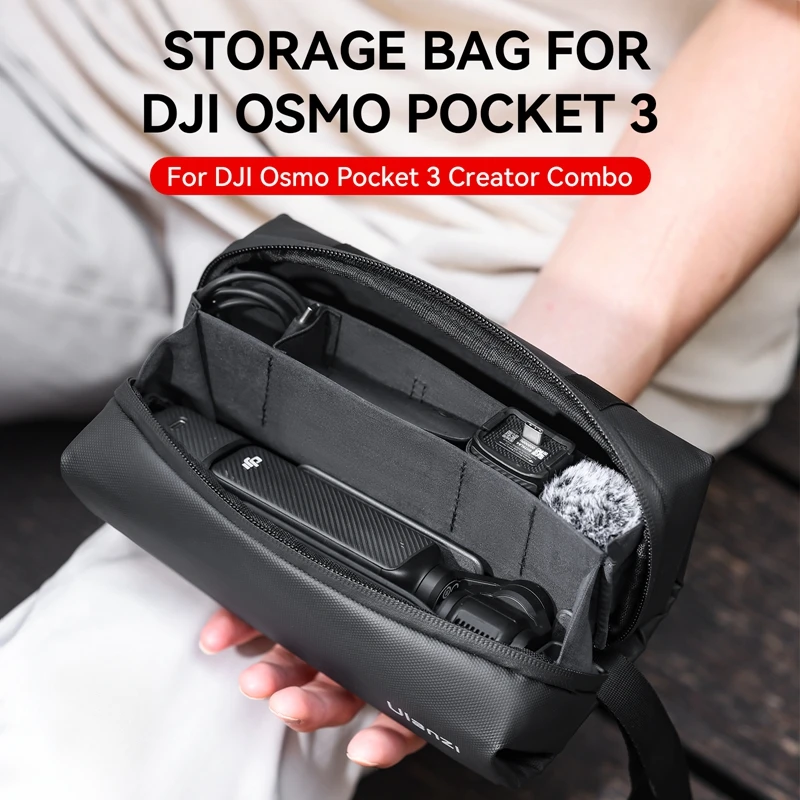 Ulanzi PK-04 Carrying Bag for DJI Osmo Pocket 3 Customized Design Lightweight Portable Photography Case for Outdoor Accessories