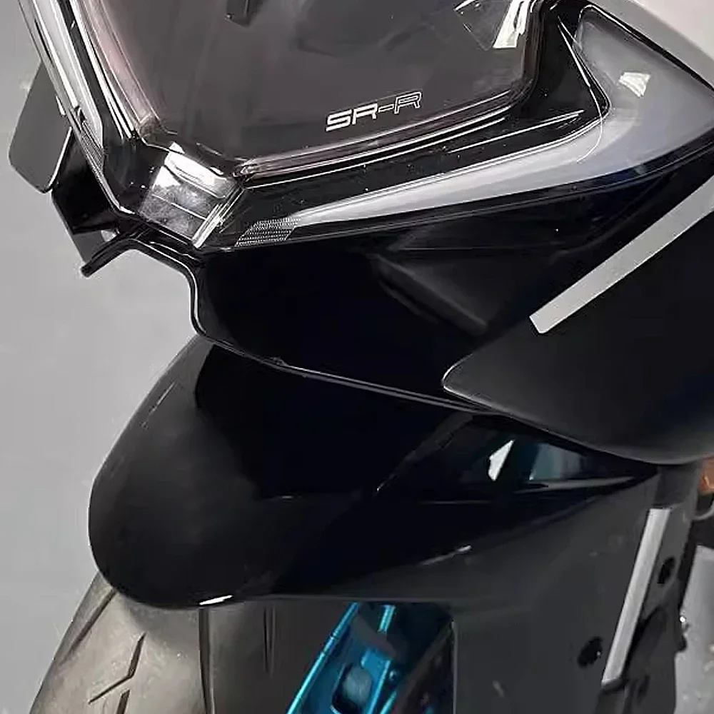Für CFMOTO 675SR 675SR-R 675SS 2024 2025 675-SR Dynamischer Spoiler Frontverkleidungsmodifikation Unterlippe Wettbewerbsfähiger fester Flügel