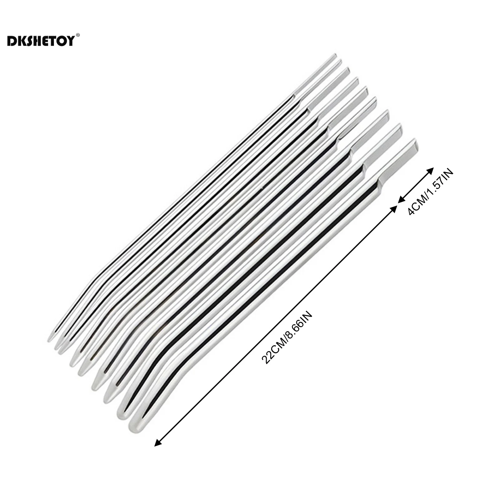 اضافية طويلة الفولاذ المقاوم للصدأ لعبة استثارة القضيب الاستمناء BDSM المعادن القضيب السبر قضيب للرجال الحصان العين عصا توسيع الإحليل #6