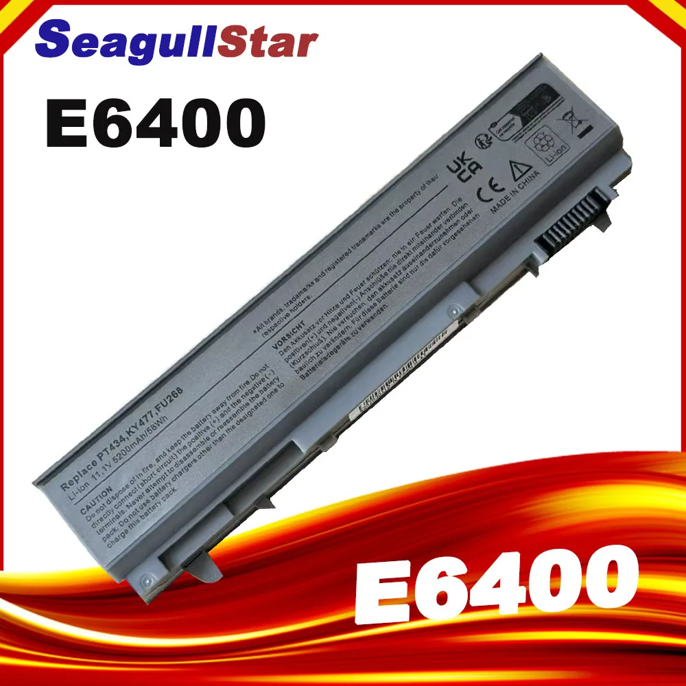 Laptop Battery For DELL Latitude E6410 E6510 E6400 E6500 M2400 M4400 M6400 PT434 W1193 KY477 U844G