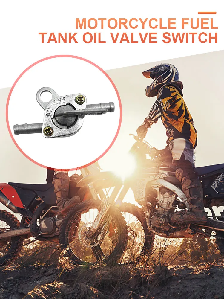 AliExpress NONE Inline Fuel Tank Tap Valve Petcock On-Off Switch Gas Fuel Tap Switch for Motorbike Mini Auto Dirt Bike
