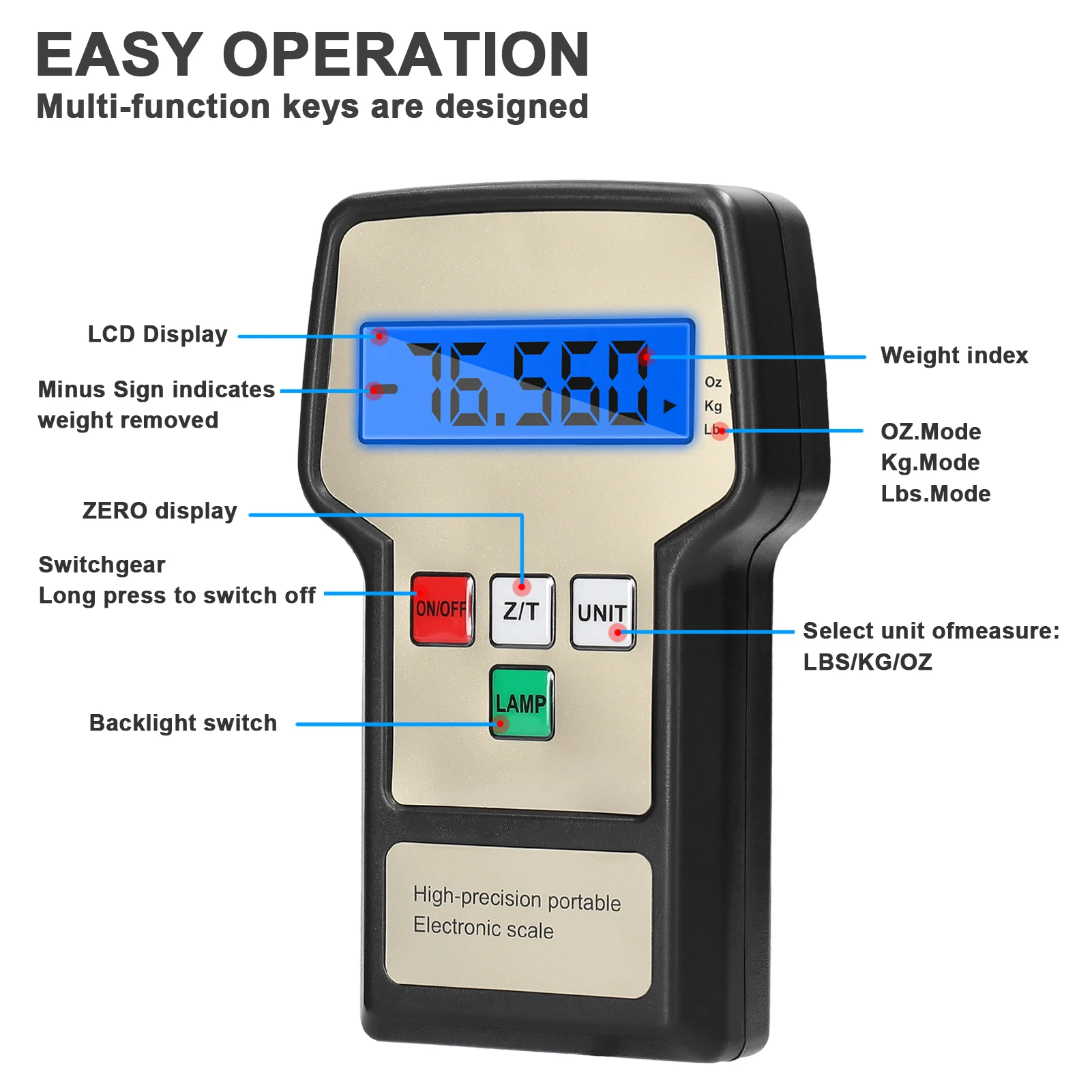 Digital Refrigeration Scale High Precise Electronic Scale for Refrigerants Refilling Central Air-conditioning Equipment Tools