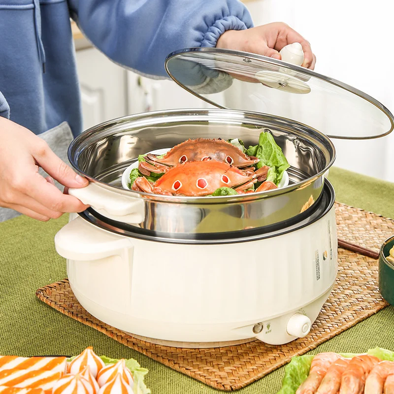 26 سنتيمتر مولتيكوكر الكهربائية غير عصا 1-5 الناس الأرز طباخ واحد/طبقة مزدوجة المنزلية الأرز طباخ إناء/قدر Foy المنزل عنبر