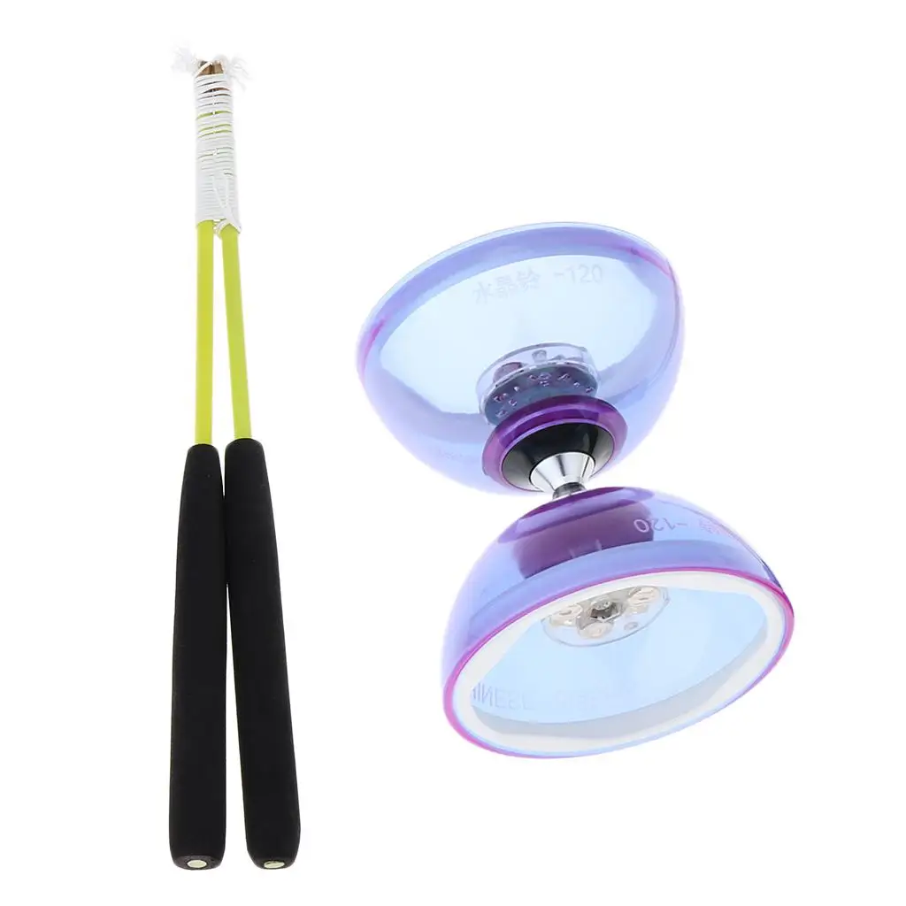 Diabolo for Children 12 Cm with Triple Bearing And Light Emission