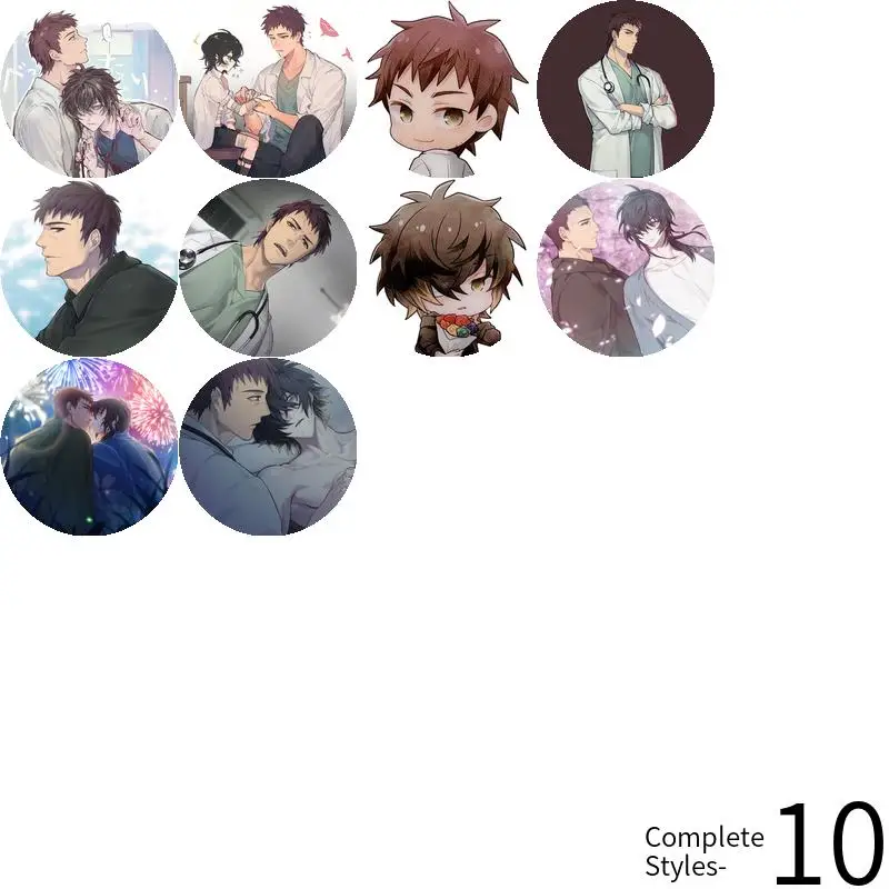 Murase Takuma Slow Damage Anime Character Game Soft Button Badge Brooch anchor Peripherals Pin Lapel Customize DIY Personalized