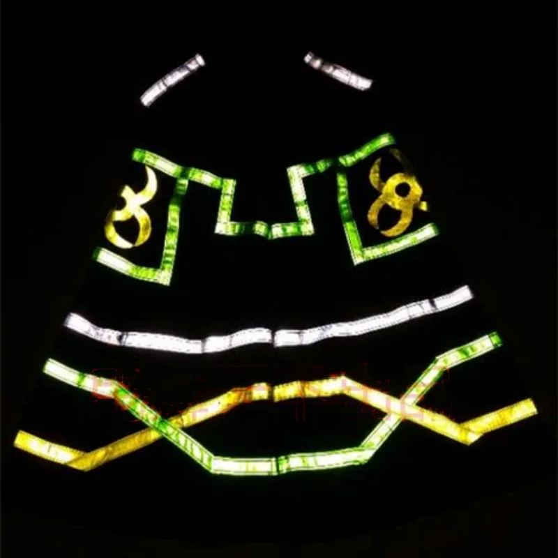 Melbourne Shuffle Pants New Pattern Luminous Dancing Pants Cool Flared Reflective Dance Trousers Hip Hop Street Cool