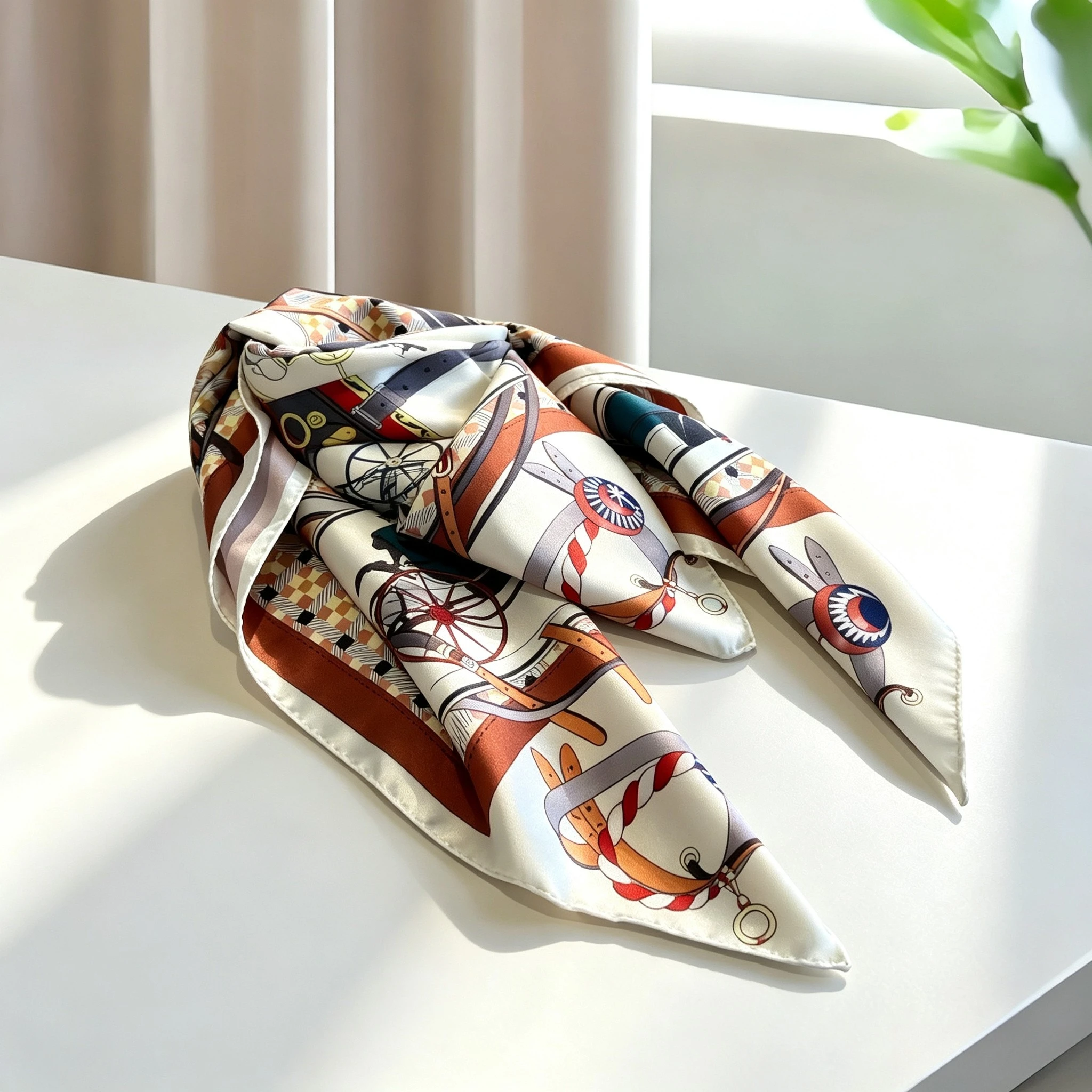 Popularne damskie jedwabne sza – Women Accessories Shop Design recenzja i cena