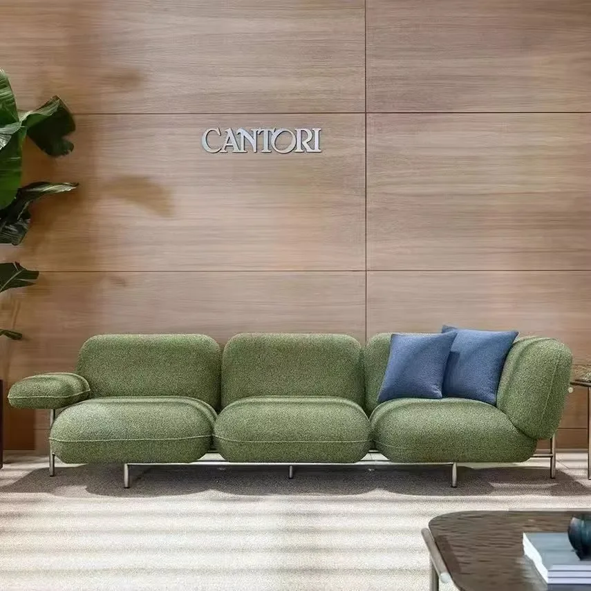 Semplice divano singolo doppio triplo appartamento piccolo divano domestico