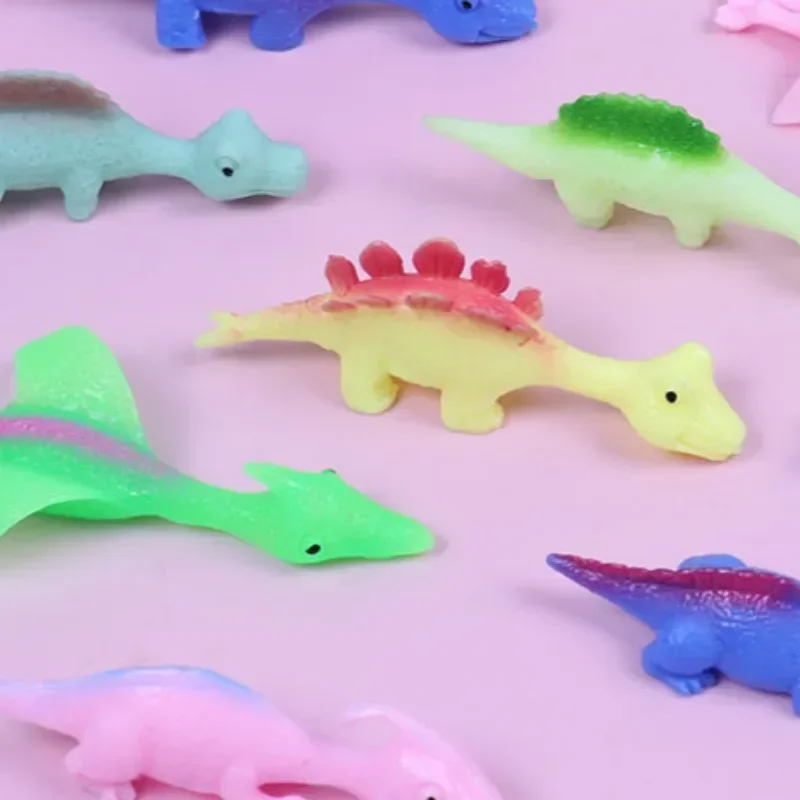 Dinosauro Catapulta Dito Freccette Parodia Stretch Dinos Giocattolo Squishy Scherzi Divertenti Roba Fresca Sensoriale Per Bambini Giocattoli Antistress Agitarsi Giocattoli