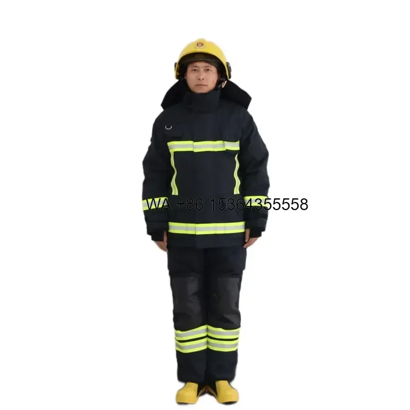 Wmwmnu New Arrival 4 Layers Firefighting Suit Fire Resistant Nomex for Fire Service Uniform