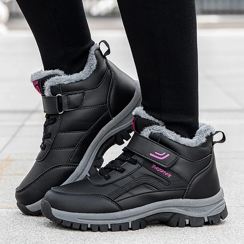 New 2026 Women Winter Waterproof Boots Designer Australian Platform Boots for Leather Warm Ankle Fur Booties Luxury Boots