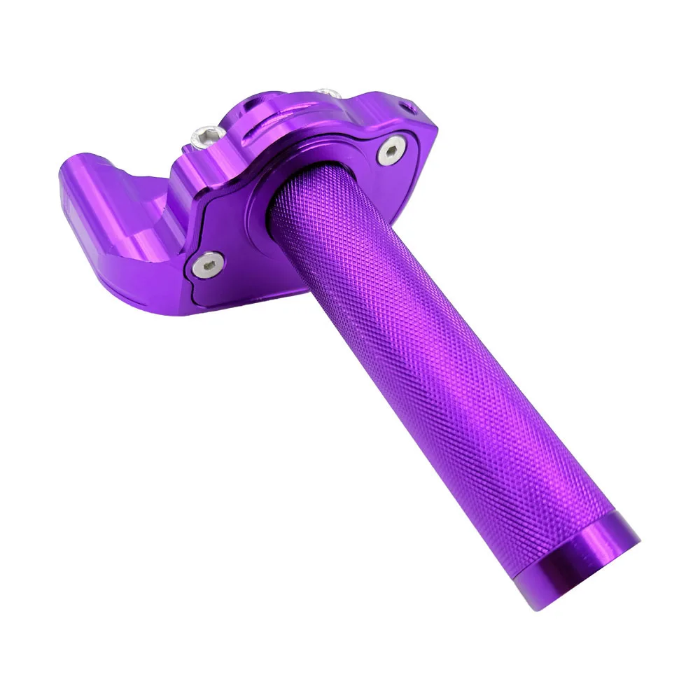 العالمي CNC الألومنيوم دراجة نارية مسرع 7/8 ''22 مللي متر المقود خنق تويست قبضة الإعصار ل الدراجة سكوتر الترابية دراجة ATV