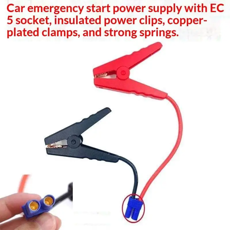 

Emergency Power Auto Battery Cable Emergency Booster Starting Device Power Bank Clamp Clip Car Ump Start Clamp