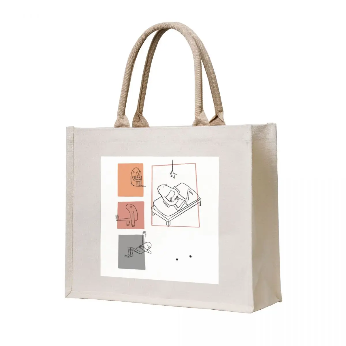 

Lonely Tote Bag free delivery bags cute pouch bag supermarket folding bag university shopper