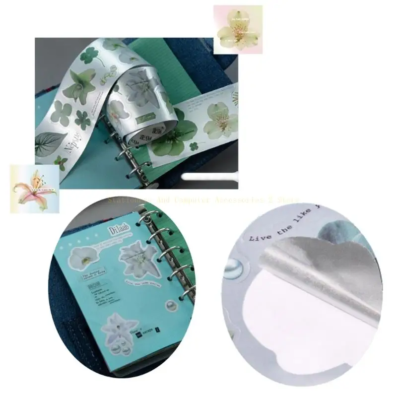 شريط فني زخرفي قابل لإعادة الاستخدام من PET Craft لاصق زخرفي لمجلات القصاصات وشريط صياغة متعدد الأغراض #3