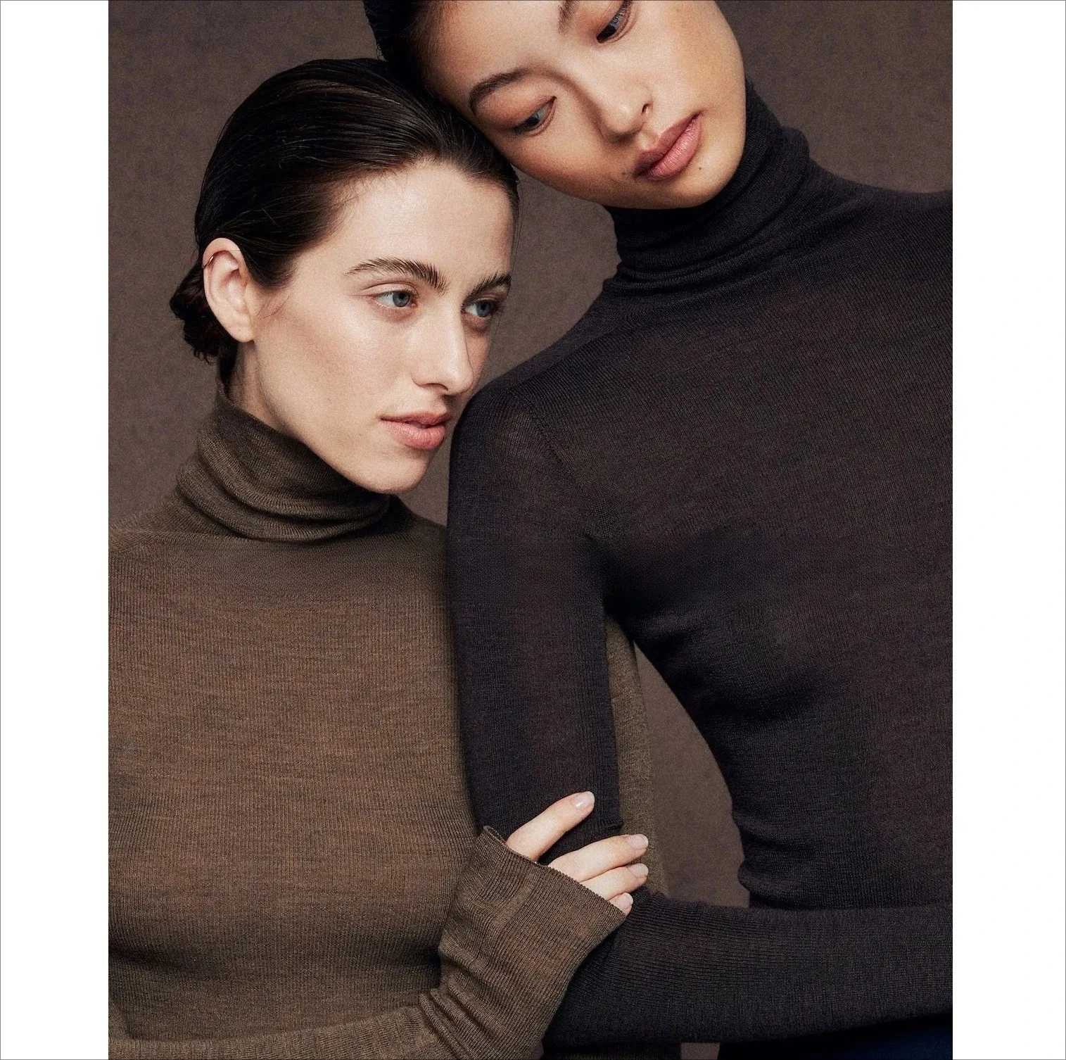 Capa base de desplazamiento premium, top sin costuras de lana italiana Super160 de 18G, térmico cálido de cuello alto, ropa de invierno lavable de lujo