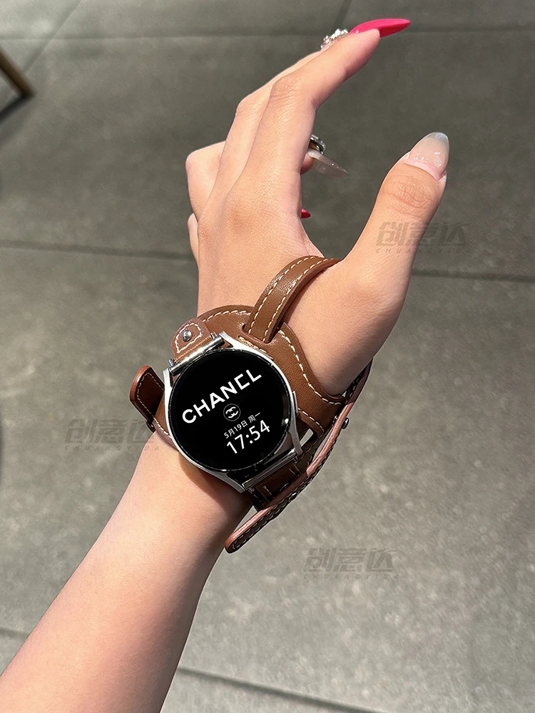 لساعة Galaxy watch8/7/FE/5Pro حزام ساعة 6/4 كلاسيكي رياضي لركوب الدراجات Ultra2 شريط للرسغ Active2 حزام بديل شخصي #2