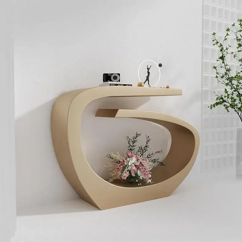 

CX089DK Italian Entrance Console Tables Ultra-narrow End View Table Home Living Room Furniture Hotel Corridor Decoration Cabinet