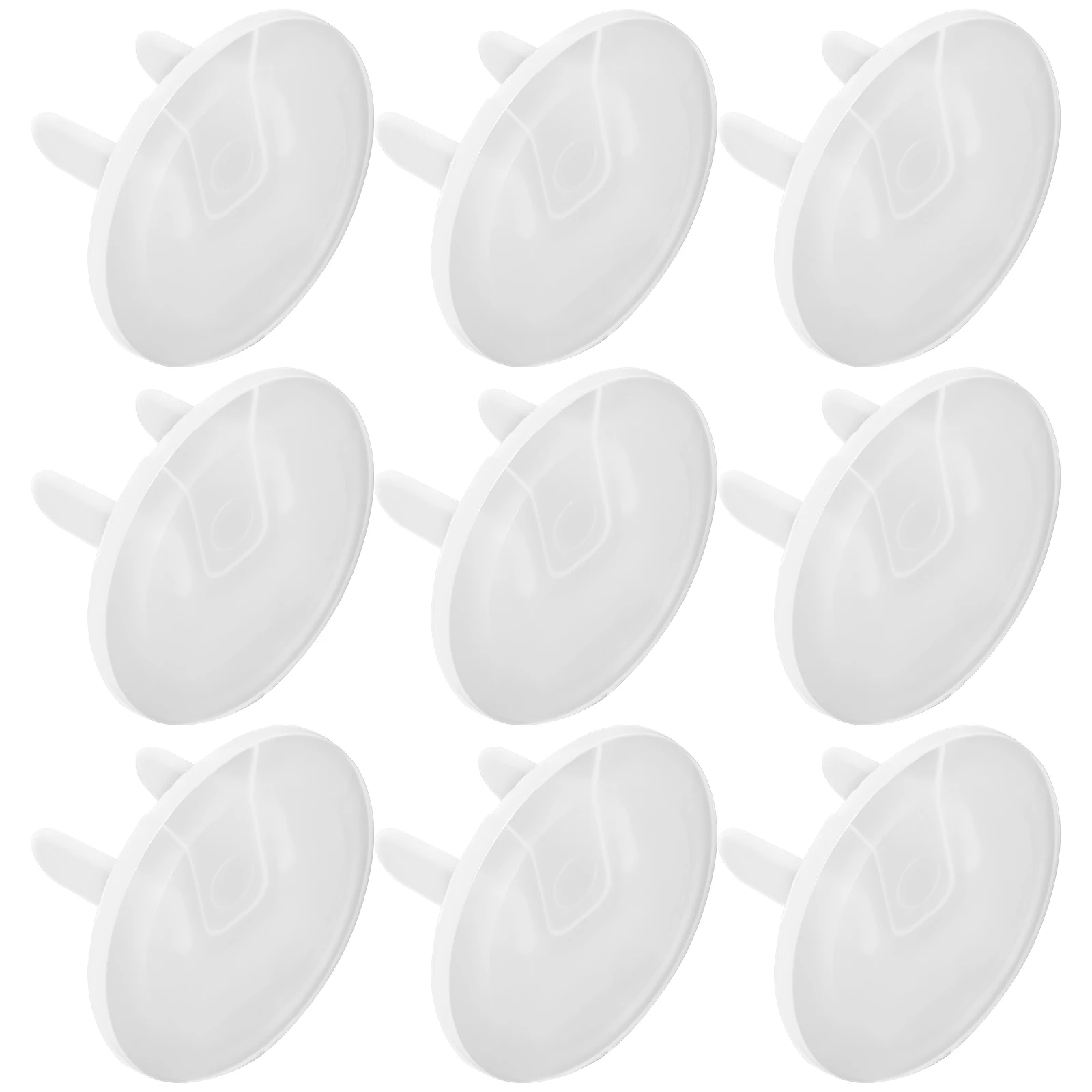 

12pcs Safety Socket Covers Transparent Proof Outlet Plugs Child Electrical Protection Electric