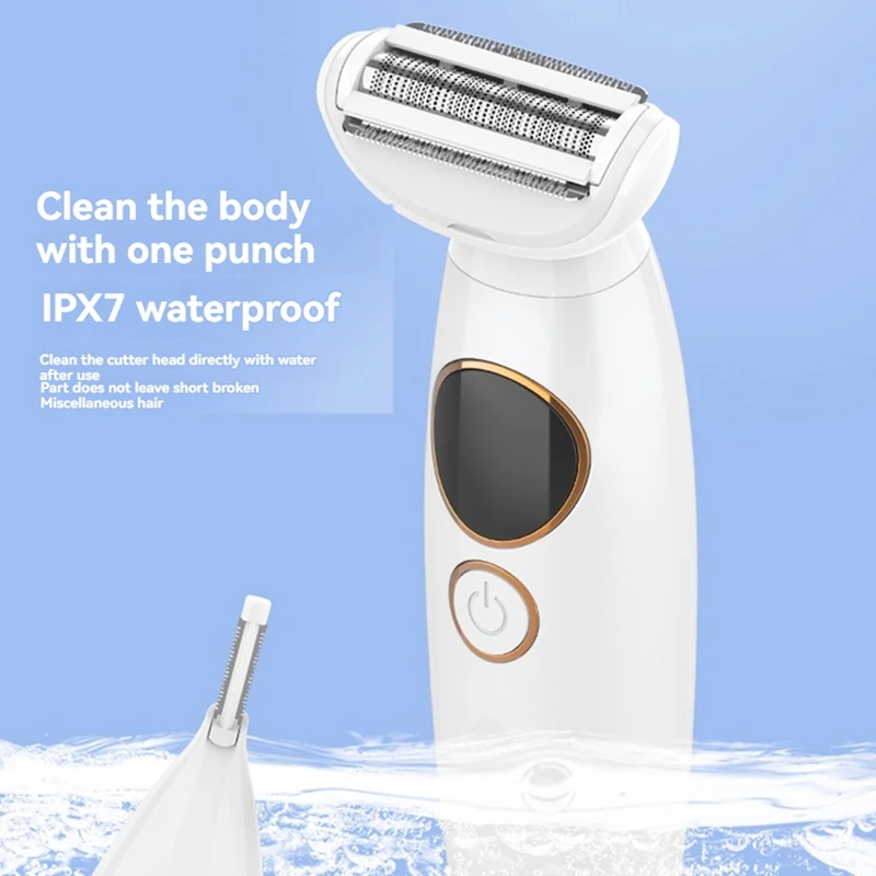 A98G-電気脱毛装置レディシェーバー脱毛器無痛トリマーかみそり顔鼻脚脇の下脱毛装置