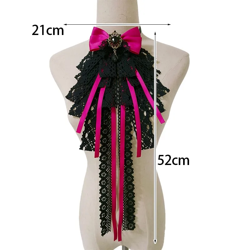 1pc-collier-detachable-en-dentelle-style-lolita-nœud-gothique-elegant-pour-cosplay-faux-col-detachable-pour-femme