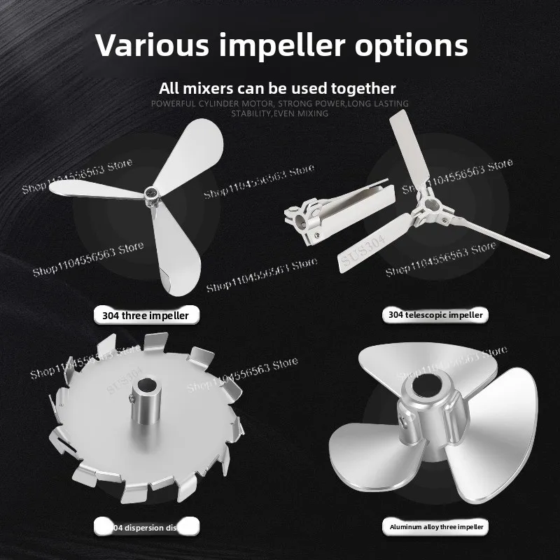 High-Efficiency Pneumatic Lifting Mixer – Small Tote Barrel Dispersion Tool for Paint/Ink/Glue/Coating