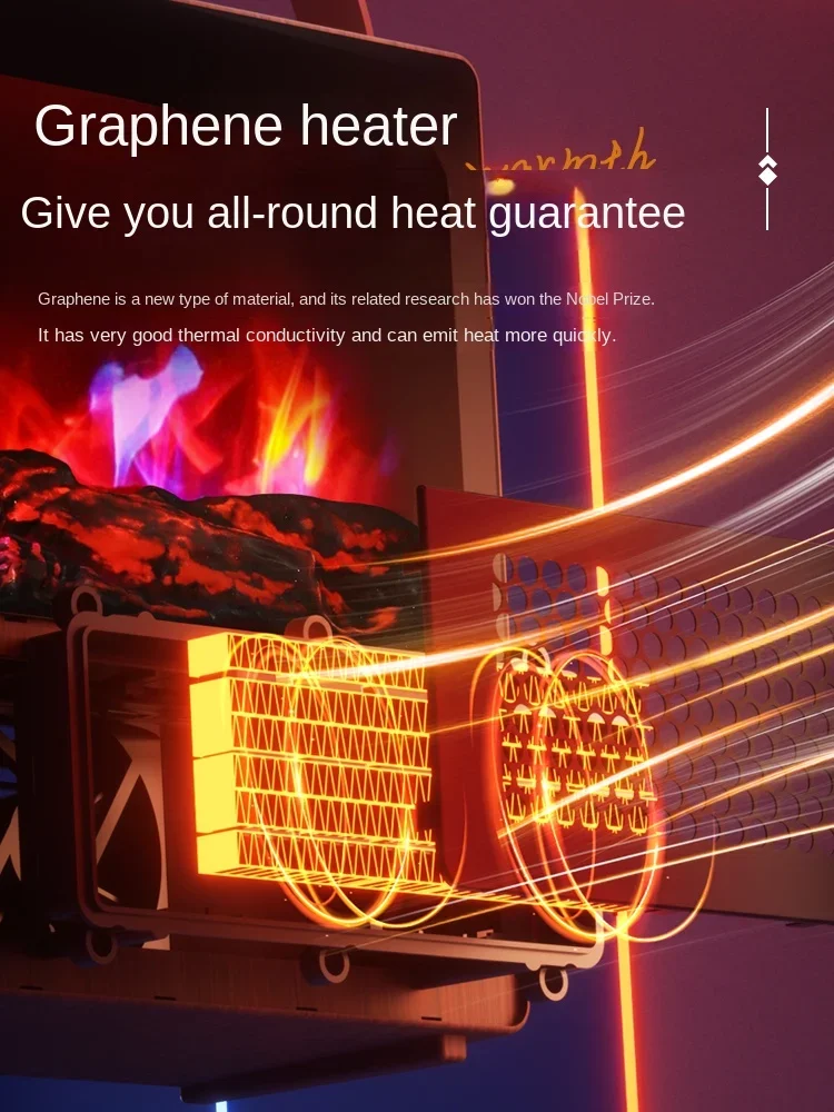 مدفأة كهربائية منزلية من Yangzi ، تسخين سريع ، مدفأة موفرة للطاقة ، غرفة نوم غرفة المعيشة ، من من نوع جوانجزي