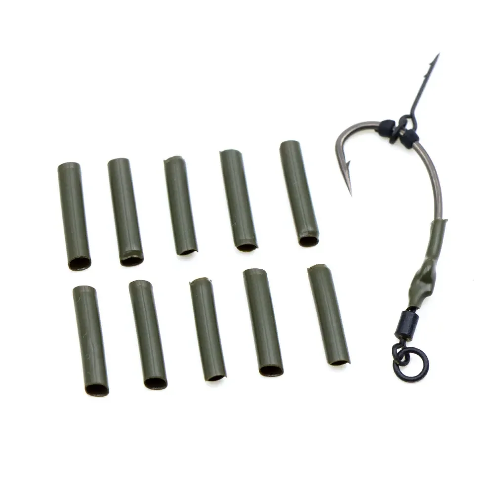 A Box Carp Fishing Accessories Heat Shrink Tubes Fishing Hook Ronnie Hair Rig Anti Tangle Sleeves For Carp Tackle Equipment