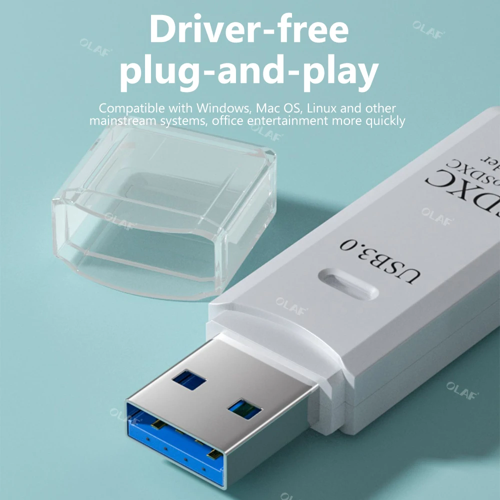 USB 3.0 카드 리더 마이크로 SD TF 메모리 카드 읽기 어댑터, 고속 2 인 1 카드 리더, 전화 PC 노트북 액세서리, U 디스크