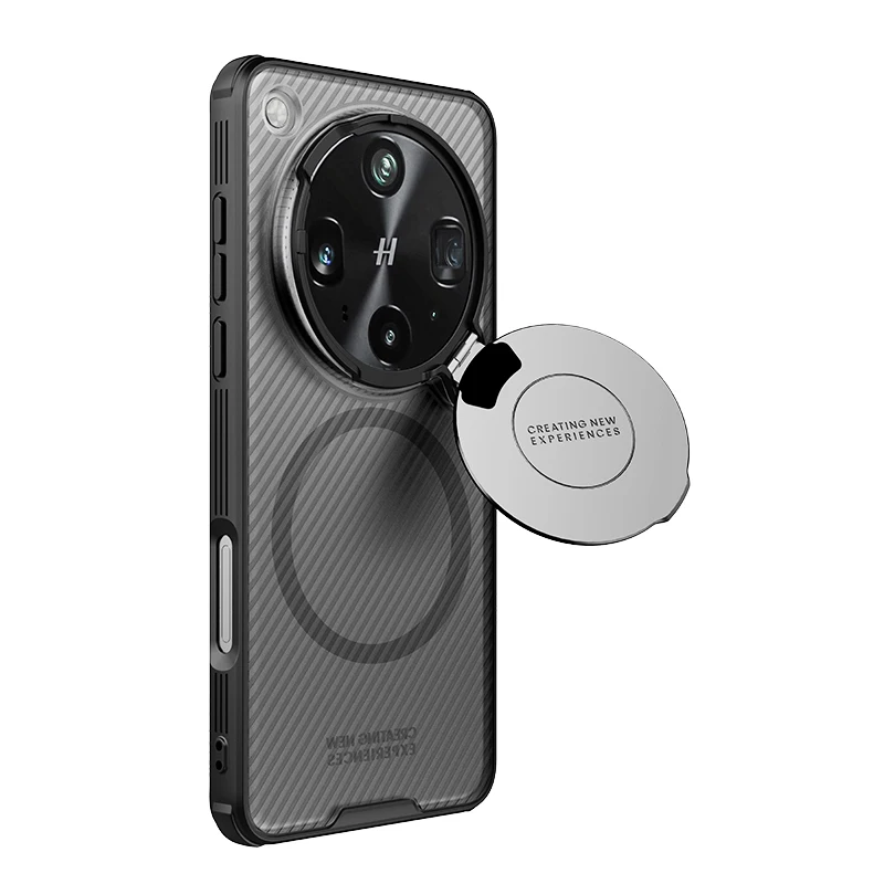 Etui magnetyczne NILLKIN do OPPO Find X8 Ultra/X8 Pro/X8, wąskie, przezroczyste etui na telefon z TPU z osłoną obiektywu i MagSafe, odporne na wstrząsy