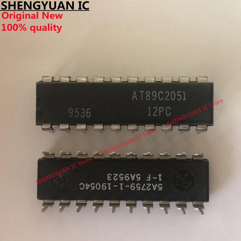

5Pcs/lot AT89C2051-12PC DIP-20 AT89C2051 8-bit Microcontroller with 2K Bytes Flash 100% new imported original 100% quality