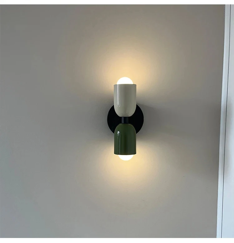 Marcon Multi Modern Bedroom Bedside Wall Lamp Corridor Staircase Balcony Dining Room Lighting Simple Store Wall Lamp Ironwork E2