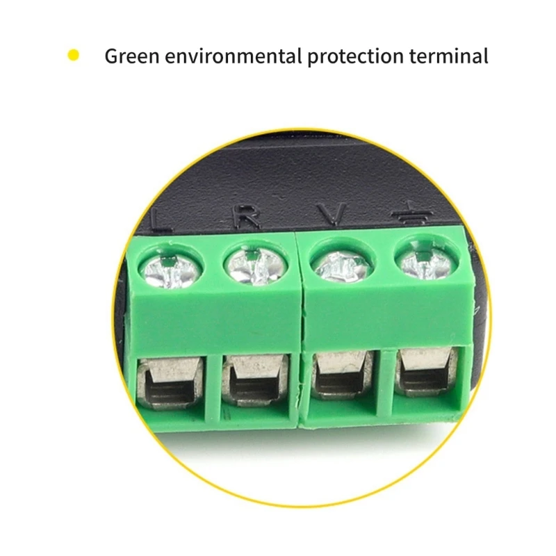 Earphone Audio Jack 3.5mm Connector Stereo Adapter 3.5mm 4 Pin Male/Female Plug to Screw Terminal Audio Stereo Plug