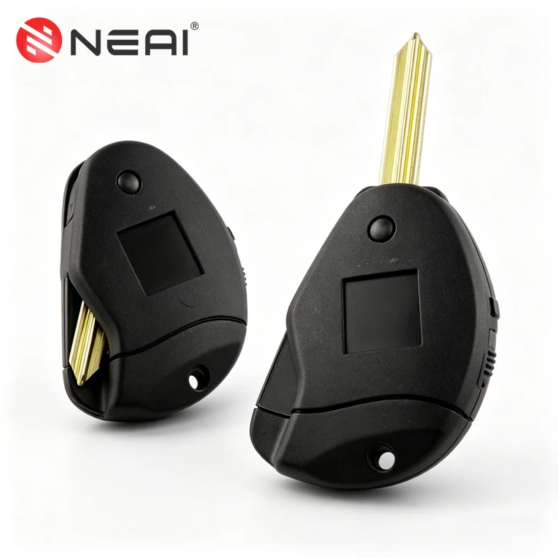 NEAI Remote Key Shell Case For Citroen Evasion Synergie Xsara Xantia Links Tax 2 Buttons Fob Cover Folding Uncut Blade No Logo