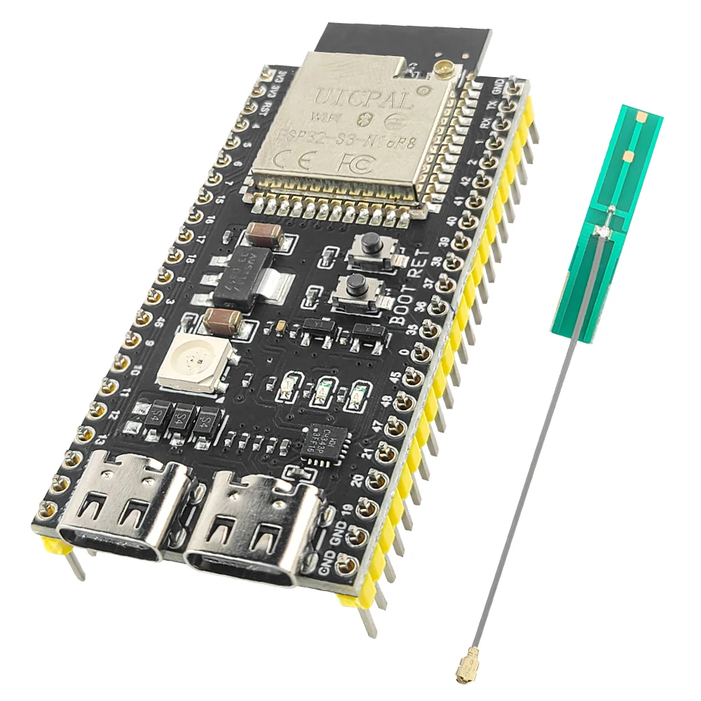ESP32 S3 Development Board Module Extend Antenna 2.4G Wifi Module for Arduino IDF AI IOT DIY ESP32-S3 N16R8 CH343 Type-C