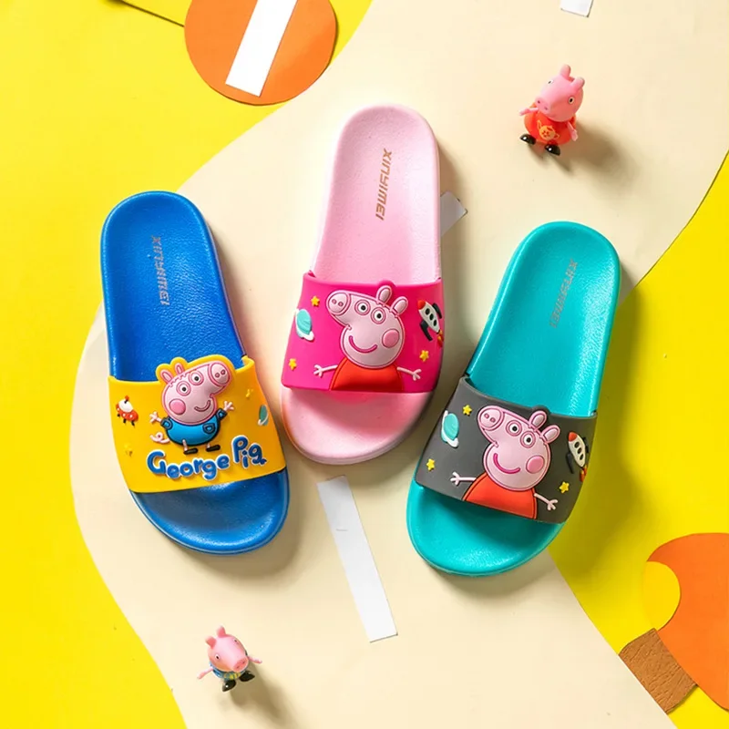 Peppa Pig Cartoon Toys Cute Summer Infant Home pantofole giocattoli ragazzi e ragazze Baby children\'s Day Gift Toys