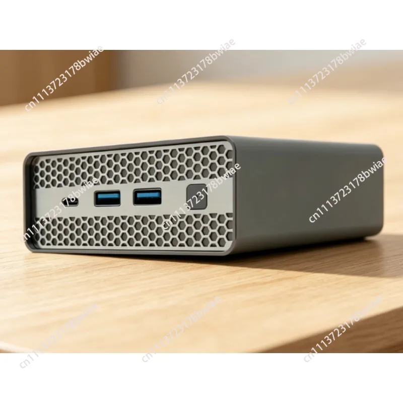 N100 Micro Host NAS Server Cloud Storage 4-bit Large Capacity File Soft Routing, Low Power Quad Core Mini PC With Multi SATA Bay