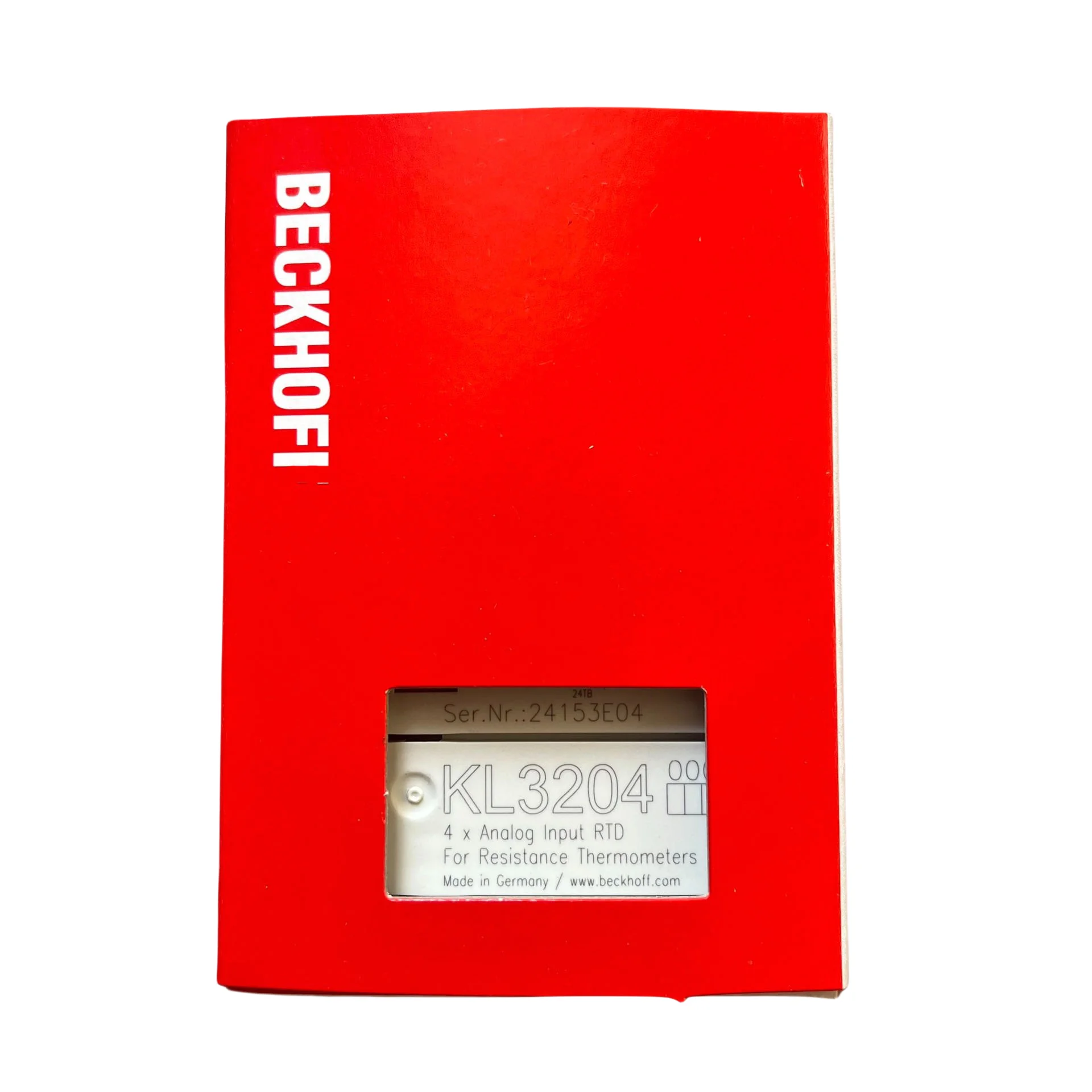 KL3204 Модуль ПЛК для BECKHOFF KL3204