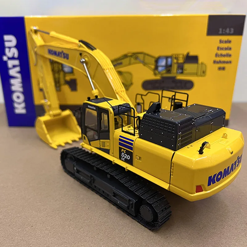 KOMATSU Diecast Alloy 1:43 Scale Excavator Construction Vehicle Model Adult Classic Toy Souvenir Gift Static Displa